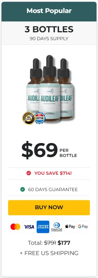 Buy AudiLeaf 3 Bottle